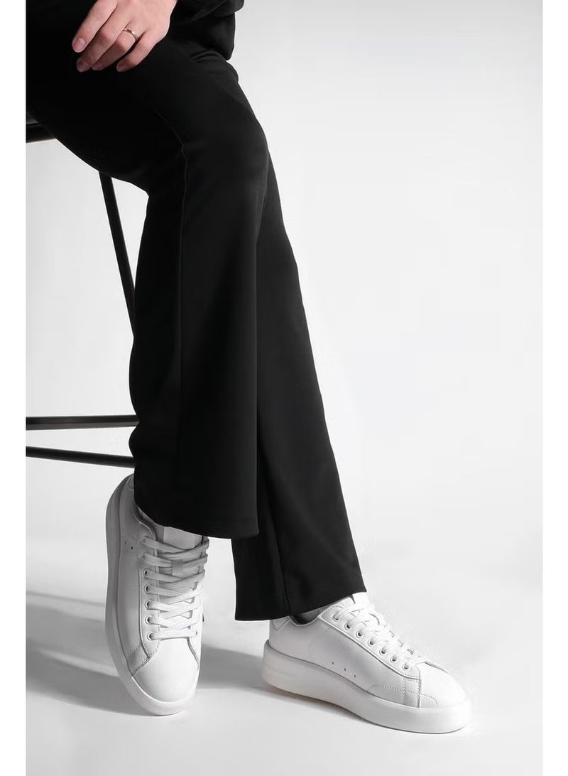 MARJIN Women's Sneaker Thick Sole Lace-Up Sports Shoes Dopre - Image 3